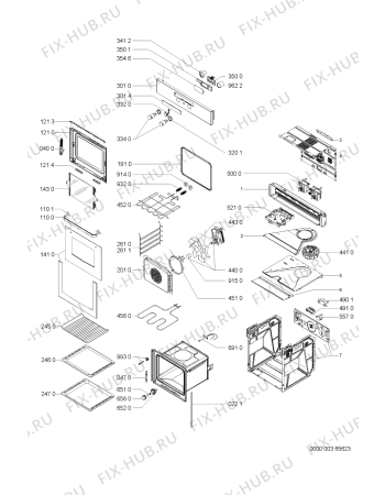 Схема №1 AKZ420/WH с изображением Субмодуль для плиты (духовки) Whirlpool 481221458269