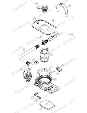 Схема №3 DM320 SE   -White Bi (338203, DW70.1) с изображением Панель управления для посудомойки Gorenje 342988