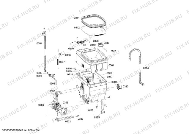 Схема №2 WOT20520IT Topp с изображением Модуль управления для стиралки Bosch 00666120