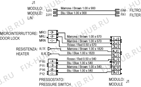 Большое фото - Электропроводка для стиральной машины Indesit C00141107 в гипермаркете Fix-Hub