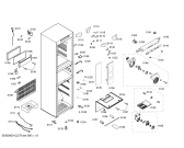 Схема №1 KGF22826TI с изображением Дверь для холодильной камеры Bosch 00245326