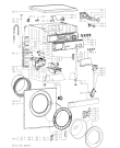 Схема №1 AWM 5065 с изображением Микропереключатель для стиральной машины Whirlpool 481228219905