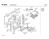 Схема №1 LH523 с изображением Передняя часть корпуса для плиты (духовки) Bosch 00276303