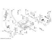 Схема №2 S51E50X1GB с изображением Передняя панель для электропосудомоечной машины Bosch 00705060