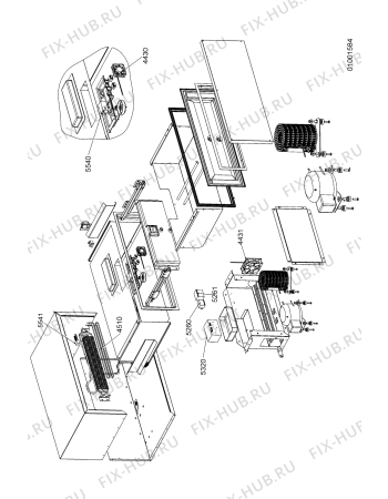 Схема №1 AGH 350/0 с изображением Криостат для холодильной камеры Whirlpool 481228238169