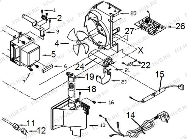 Схема №1 MO-230 DE (663169, WP900BI-C23) с изображением Микропереключатель для микроволновой печи Gorenje 104189