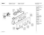 Схема №1 SRI4002 с изображением Передняя панель для электропосудомоечной машины Bosch 00363056