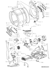 Схема №1 TRKK 6850/2 с изображением Обшивка для электросушки Whirlpool 481245213602