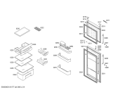 Схема №1 KDN30X03GB с изображением Вкладыш в панель для холодильной камеры Bosch 00669682