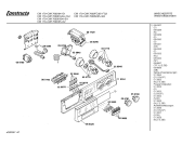 Схема №1 CW17000SI CW1700 с изображением Панель для стиралки Bosch 00119254