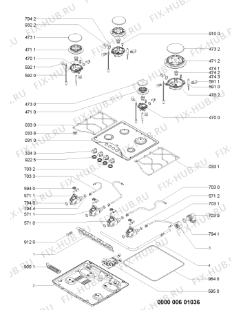 Схема №1 AKM 524/IX с изображением Втулка для электропечи Whirlpool 481244039878
