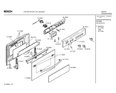 Схема №2 HEV2551EU с изображением Передняя часть корпуса для духового шкафа Bosch 00431815
