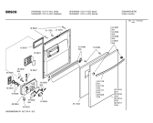 Схема №2 SHX46A02UC Bosch с изображением Панель управления для электропосудомоечной машины Bosch 00239021