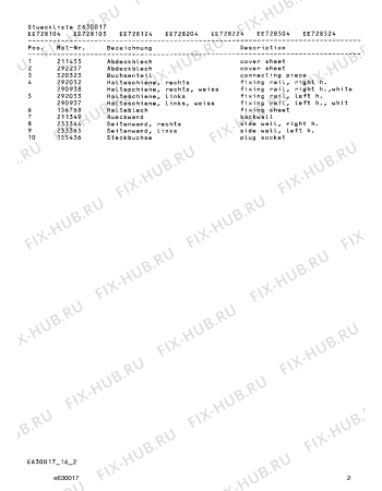 Схема №3 EE728124 с изображением Панель для электропечи Bosch 00291210