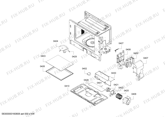 Схема №1 C54R60N0GB с изображением Дверь для духового шкафа Bosch 00770989