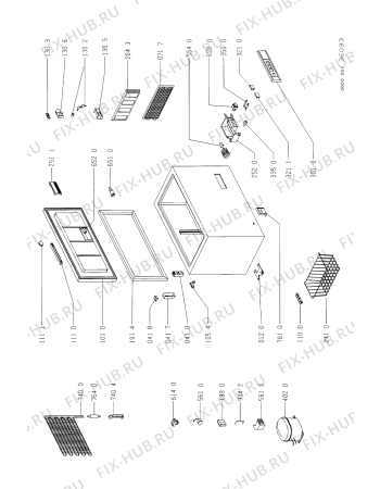 Схема №1 AFG 093/G с изображением Вложение Whirlpool 481946279905