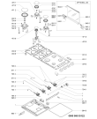 Схема №1 AKM 528/NA с изображением Держатель для плиты (духовки) Whirlpool 481062505161
