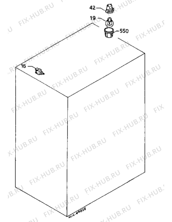 Взрыв-схема плиты (духовки) Zanussi ZC603G - Схема узла Electrical equipment