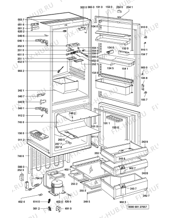 Схема №1 ID 2947/3 CH с изображением Спецнабор для холодильной камеры Whirlpool 481231088331