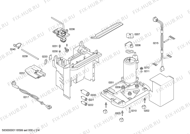 Схема №1 AA7100 с изображением Панель управления для кондиционера Bosch 00661172