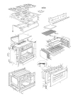 Схема №1 A106G с изображением Обшивка для электропечи DELONGHI 45B96003P