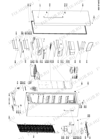 Схема №1 GKNPLATSW (F090757) с изображением Руководство для холодильной камеры Indesit C00355252