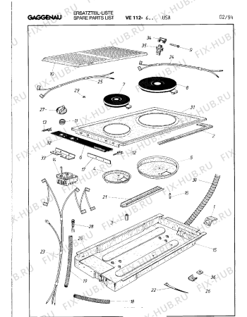 Схема №1 KG223858 с изображением Изоляция для духового шкафа Bosch 00097057