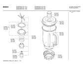 Схема №1 MUM4420UC Compact 400W Kitchen Center с изображением Штатив для кухонного измельчителя Bosch 00484369
