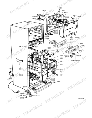 Схема №1 WBD 500 с изображением Переключатель для холодильной камеры Whirlpool 481221778127