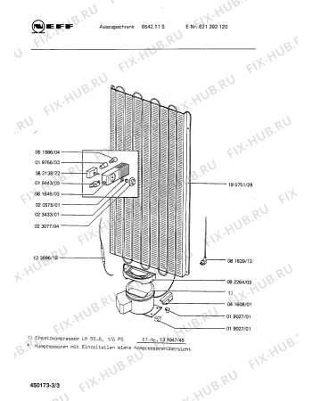 Схема №1 621392120 6542.11S с изображением Уплотнитель двери для холодильной камеры Bosch 00230307