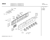 Схема №1 HSV442PEU, Bosch с изображением Панель управления для плиты (духовки) Bosch 00365980