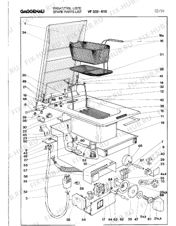 Схема №1 VF332610 с изображением Ручка выбора температуры для духового шкафа Bosch 00157262