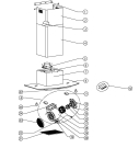 Схема №1 PV90GL с изображением Трубка для вентиляции DELONGHI DAU1570159