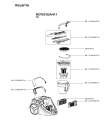 Схема №1 RO7631EA/411 с изображением Крышка для электропылесоса Rowenta RS-2230001334