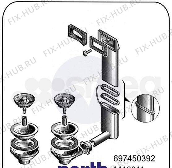 Большое фото - Другое для составляющей Smeg 697450392 в гипермаркете Fix-Hub