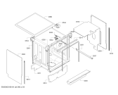 Схема №1 SMS85M32EU с изображением Передняя панель для посудомоечной машины Bosch 00705793