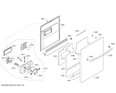 Схема №2 SHX43R56UC SilencePlus 48dB с изображением Внешняя дверь для посудомойки Bosch 00684158