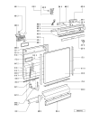 Схема №1 ADG 9558 BLM с изображением Панель для посудомоечной машины Whirlpool 481245370059