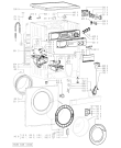 Схема №1 AWV 838 с изображением Обшивка для стиралки Whirlpool 481245213451