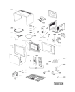 Схема №1 GT 385 MIR с изображением Дверца для микроволновки Whirlpool 482000010898