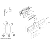 Схема №1 WM16E4S0 с изображением Панель управления для стиралки Siemens 00667212