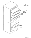 Схема №1 SCB51421LS с изображением Контейнер для холодильника Aeg 140009274055