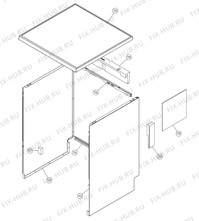 Взрыв-схема посудомоечной машины Gorenje MSE 860   -FARS (900001300, DW20.4) - Схема узла 07