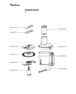 Схема №1 FP320F32/700 с изображением Корпусная деталь для кухонного измельчителя Moulinex MS-5A07223
