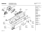 Схема №1 SE54A535GB с изображением Вкладыш в панель для посудомойки Siemens 00143662