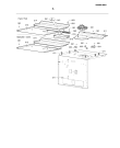 Схема №3 CS 8480 SCHWARZ с изображением Обшивка для плиты (духовки) Whirlpool 482000018523