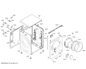 Схема №1 WAT28461IN с изображением Бак для стиральной машины Bosch 00715045