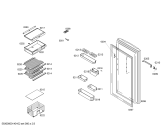 Схема №1 KSG32V20NE с изображением Дверь для холодильной камеры Bosch 00248241