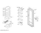 Схема №1 3FCL1658 с изображением Дверь для холодильника Bosch 00710095