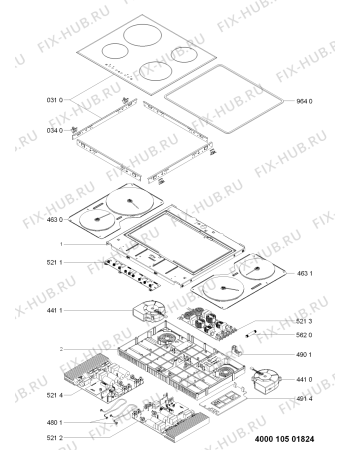 Схема №1 ACM 802/BA с изображением Втулка для электропечи Whirlpool 481010502214